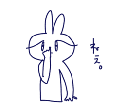 KYURUN rabbit sticker #9095818
