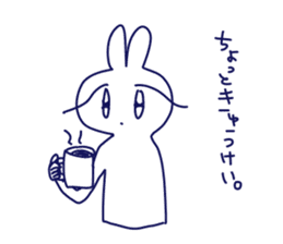 KYURUN rabbit sticker #9095820
