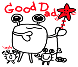 funnycrabwithfamily sticker #9097173