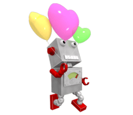 Life of the robot sticker #9097763