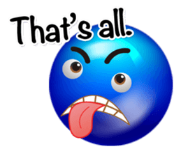 Colorful emotional faces 3. sticker #9097812