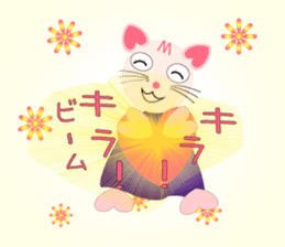 Cute cat witch Sticer 1 sticker #9099254