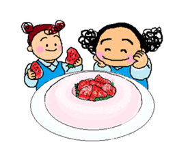 Let's eat!!  Vol.1 sticker #9099364