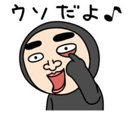 Middle-aged man with wearing tights 5 sticker #9099671