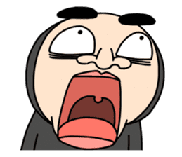 Middle-aged man with wearing tights 5 sticker #9099700