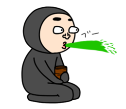 Middle-aged man with wearing tights 5 sticker #9099702