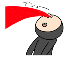 Middle-aged man with wearing tights 5 sticker #9099703