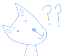 Cat who drawn in chalk sticker #9099967