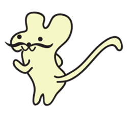 Milky Mouse 1 - Smile at you. sticker #9100023