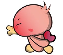 Burst duck (Valentine's Day) sticker #9100065