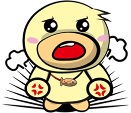 Burst duck (Valentine's Day) sticker #9100082