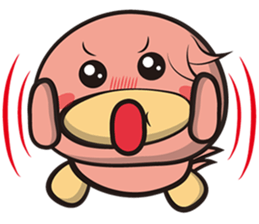 Burst duck (Valentine's Day) sticker #9100083