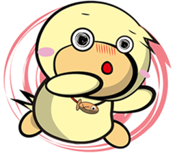 Burst duck (Valentine's Day) sticker #9100092