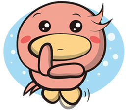 Burst duck (Valentine's Day) sticker #9100093