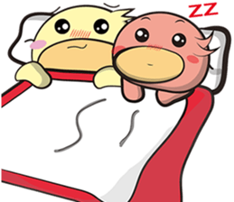 Burst duck (Valentine's Day) sticker #9100098