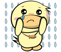 Burst duck (Valentine's Day) sticker #9100100