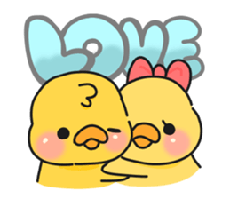 Couple of chick.winter sticker #9100623