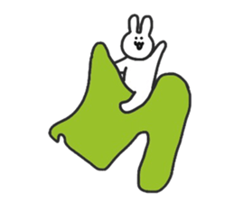 Shizuoka rabbit sticker sticker #9100743
