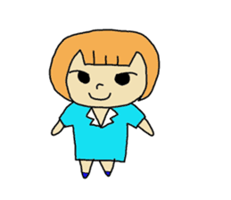 One day work hard Po~oya chan sticker #9100784