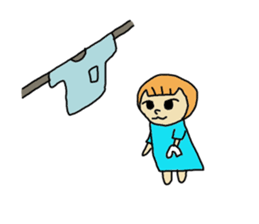 One day work hard Po~oya chan sticker #9100794