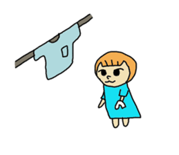 One day work hard Po~oya chan sticker #9100794