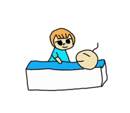 One day work hard Po~oya chan sticker #9100795