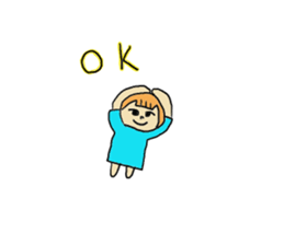 One day work hard Po~oya chan sticker #9100812