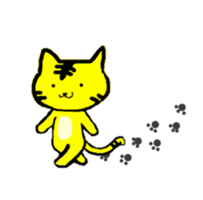 tabby cat 3 sticker #9101053