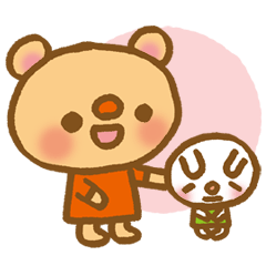 Be happy! Encouraging sticker