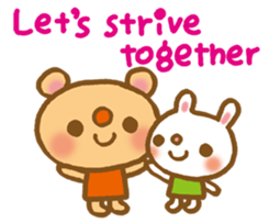 Be happy! Encouraging sticker sticker #9101354