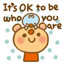 Be happy! Encouraging sticker sticker #9101361