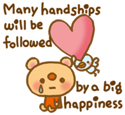 Be happy! Encouraging sticker sticker #9101370