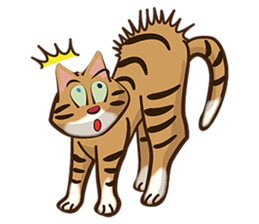 There are 40 cats sticker #9101487