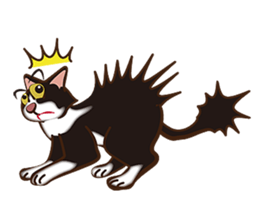 There are 40 cats sticker #9101490