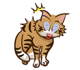 There are 40 cats sticker #9101492