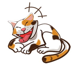 There are 40 cats sticker #9101499