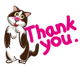 There are 40 cats sticker #9101502