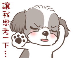 King & Bow 3 (Lovely Shih Tzu) sticker #9101526