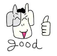 Beef up! Ushi girl sticker #9103025