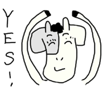 Beef up! Ushi girl sticker #9103031