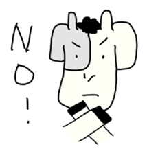 Beef up! Ushi girl sticker #9103032