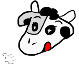 Beef up! Ushi girl sticker #9103046