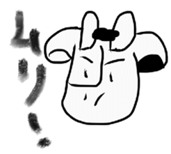 Beef up! Ushi girl sticker #9103056