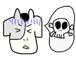 Beef up! Ushi girl sticker #9103059