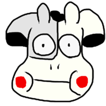 Beef up! Ushi girl sticker #9103063