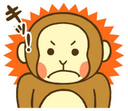 CHRISTMAS,NEW YEAR and MONKEY sticker #9103117