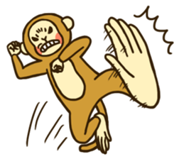 CHRISTMAS,NEW YEAR and MONKEY sticker #9103138