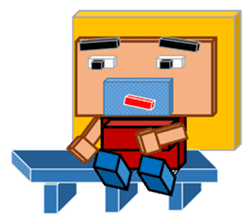 The daily life which has a bluebeard sticker #9103162