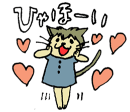 momo the kitty sticker #9103446