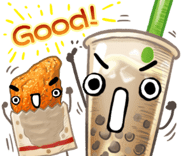 Taiwanese foods are friends 2 sticker #9103504